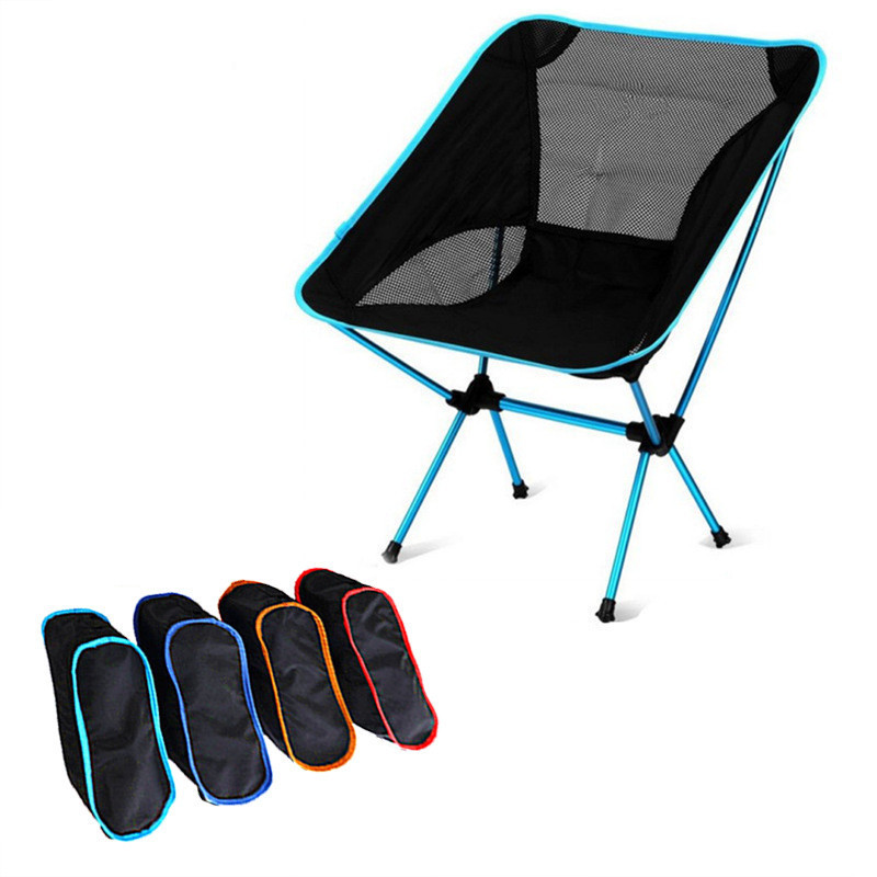 Outdoor Furniture Used - Lightweight Compact Folding Camping Backpack Chairs,