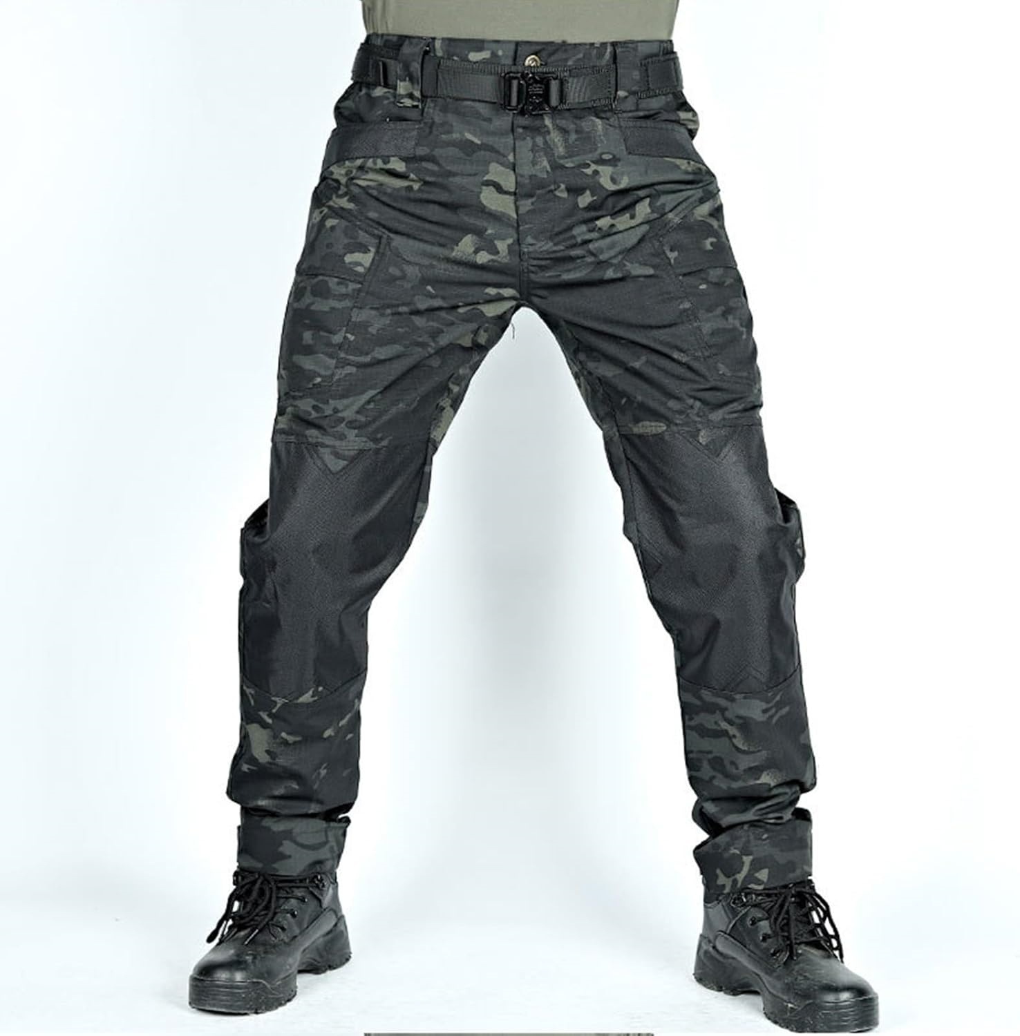 Outdoor Furniture Pads - Men's Spliced Knee Pad Tactical Pants