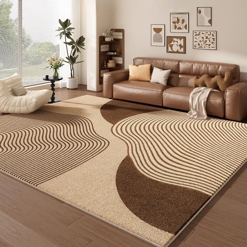 Outdoor Furniture Cafe - Cream Color Living Room Carpet Light