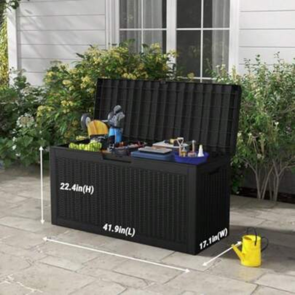 Outdoor Furniture Rattan - Outdoor Storage Box Deck Box Waterproof
