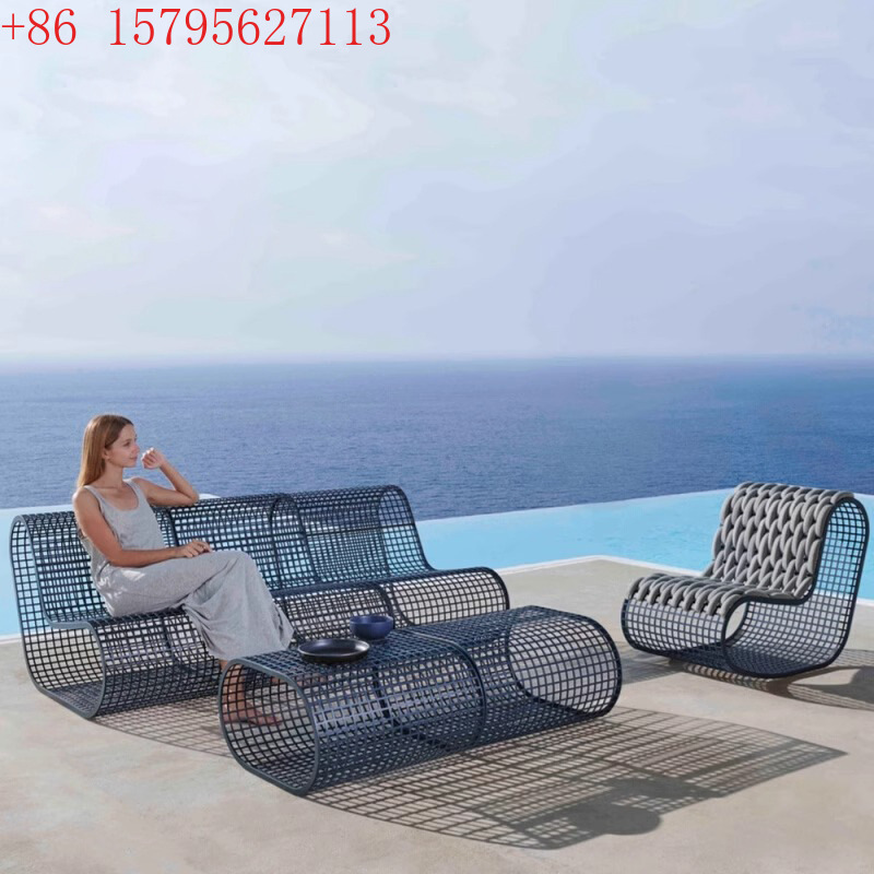 Outdoor Furniture Rattan - Outdoor sofa rattan chair leisure sea