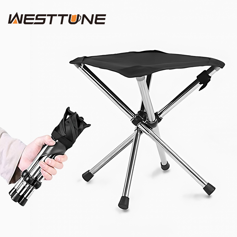 WESTTUNE Portable Folding Stoo - Outdoor Furniture Used ulasan dan harga