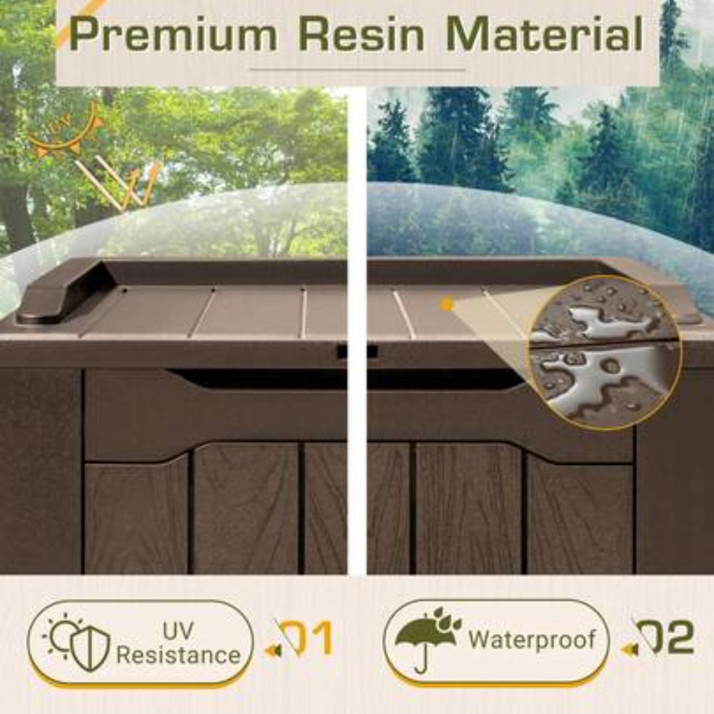28 Gallon Resin Deck Box Water - Outdoor Furniture Cushions 22 X 22 ulasan dan harga