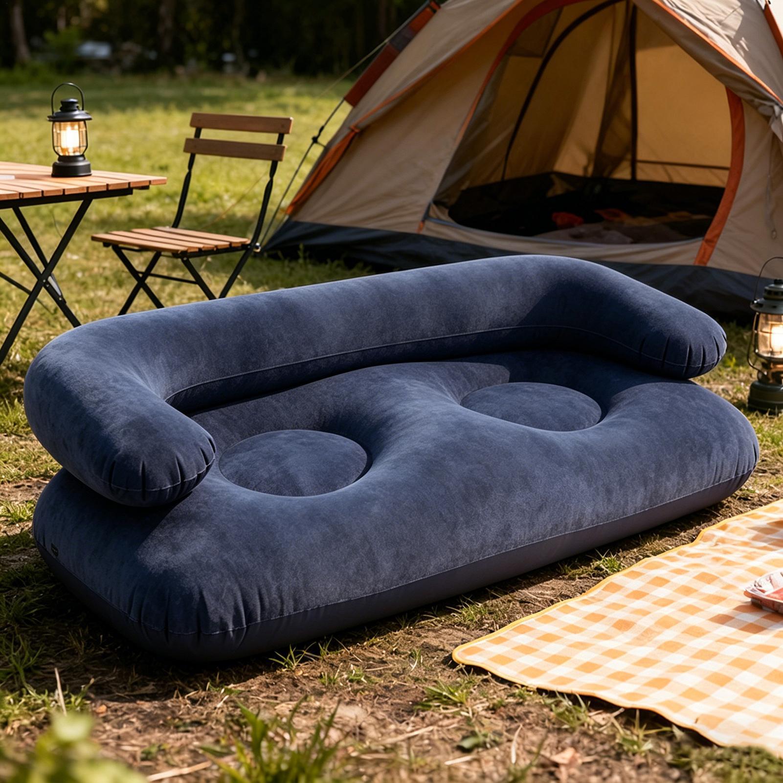 Double Inflatable Air Sofa Two - Outdoor Furniture Nearby ulasan dan harga