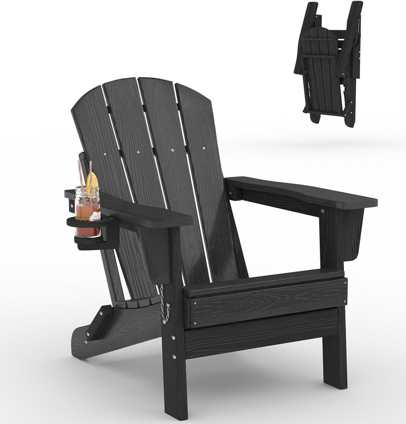Folding Adirondack Chair HDPE  - Outdoor Furniture With Fire Pit ulasan dan harga
