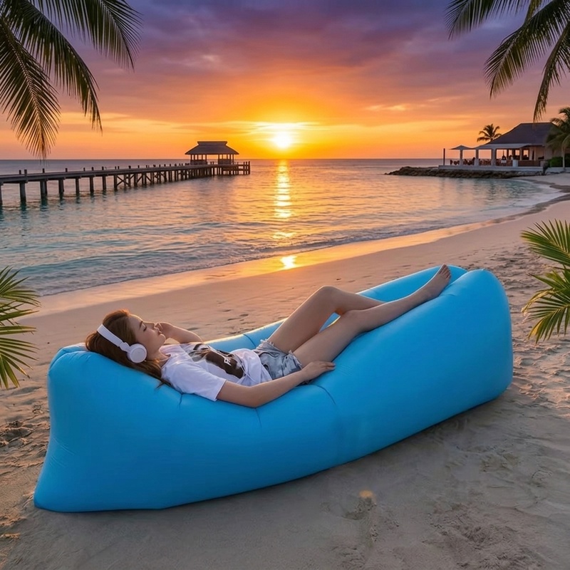 Portable Inflatable Air Sofa,  - Outdoor Furniture Nearby ulasan dan harga