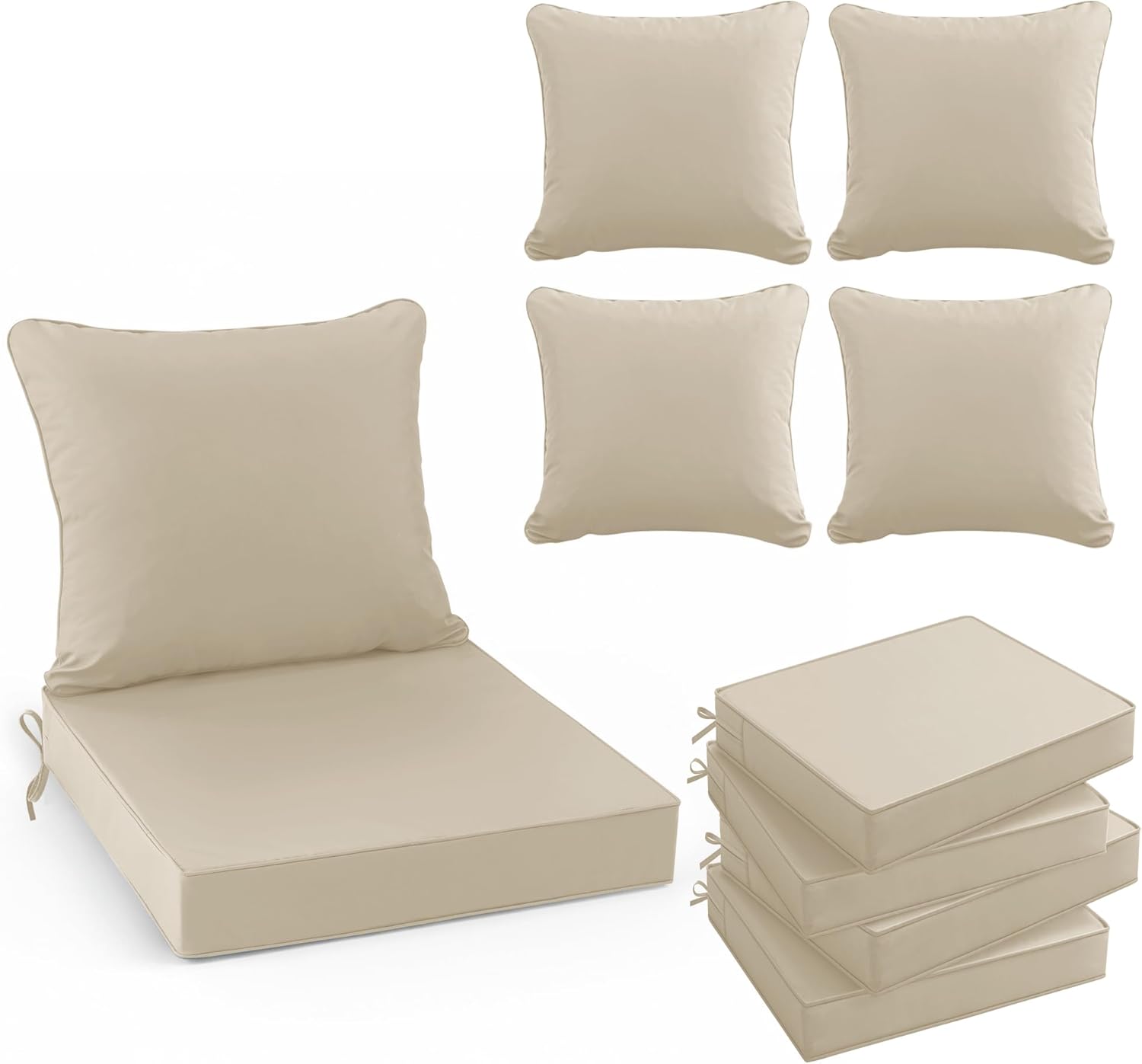 Outdoor Chair Cushions Set of  - Outdoor Furniture Cushions 24 X 24 ulasan dan harga