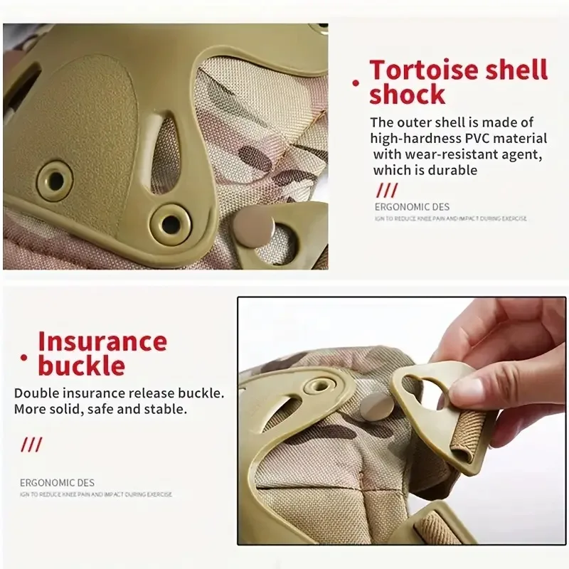Tactical Knee Pad Elbow CS Mil - Outdoor Furniture Pads ulasan dan harga