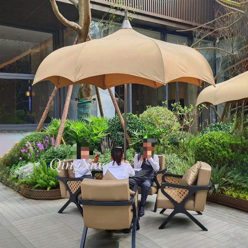 Arched Offset Cantilever Umbre - Outdoor Furniture Cafe ulasan dan harga