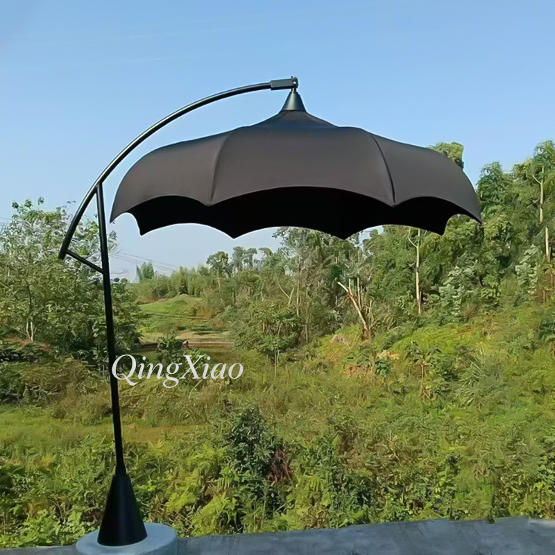 Arched Offset Cantilever Umbre - Outdoor Furniture Cafe ulasan dan harga