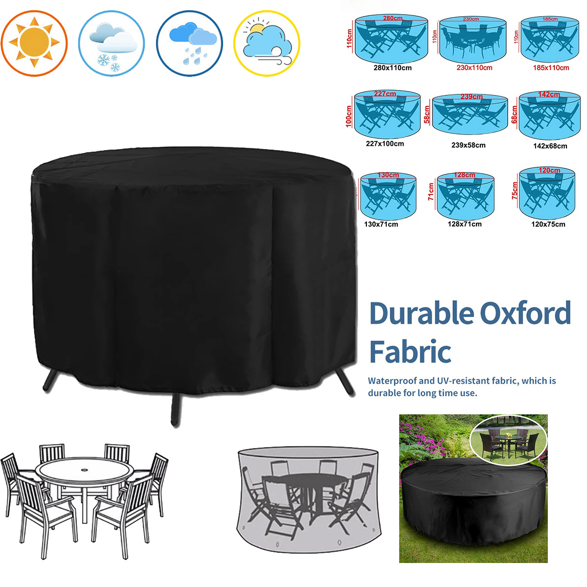 Round Cover Round Outdoor Gard - Outdoor Furniture Arhaus ulasan dan harga