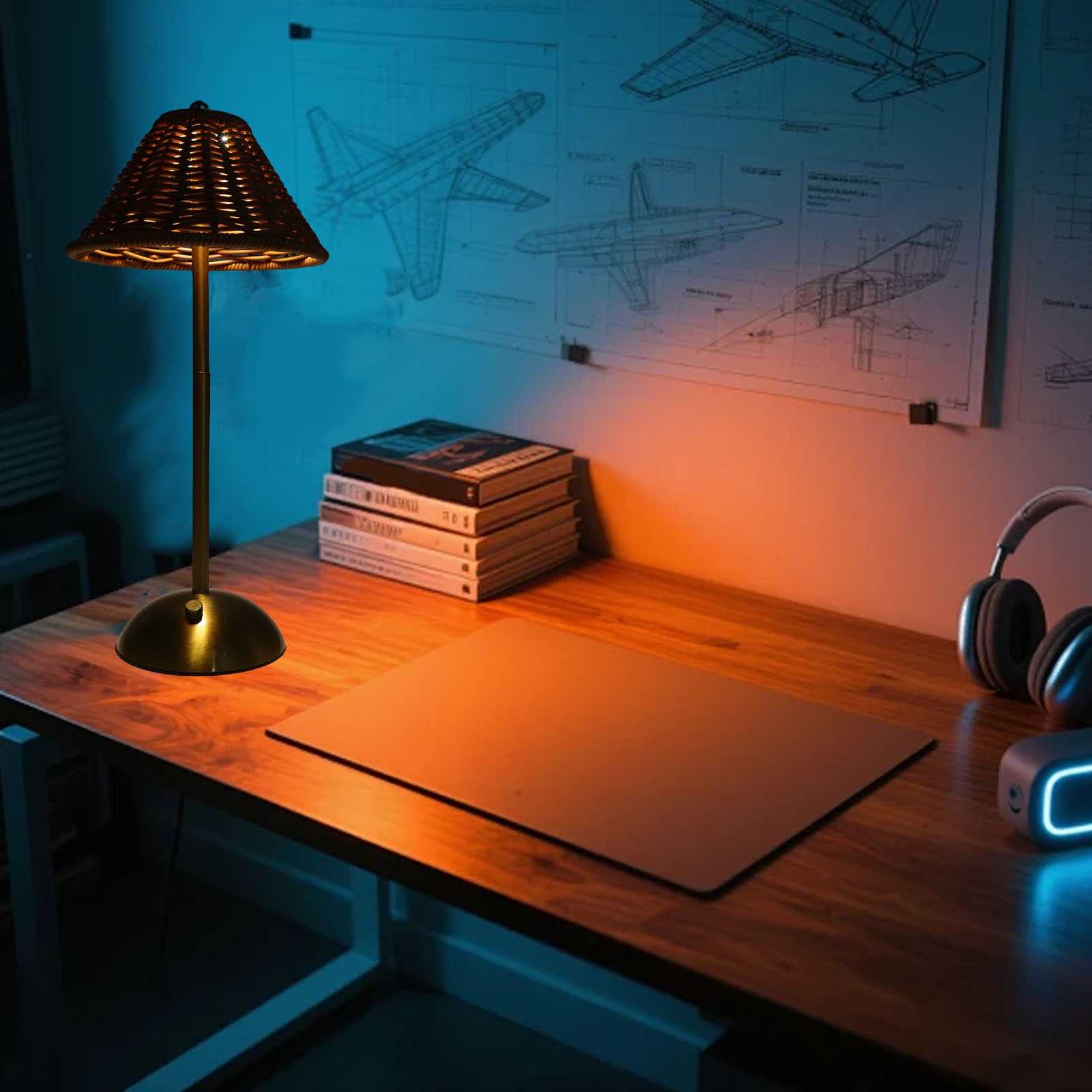 LED Rechargeable Reading Light - Outdoor Furniture Cafe ulasan dan harga