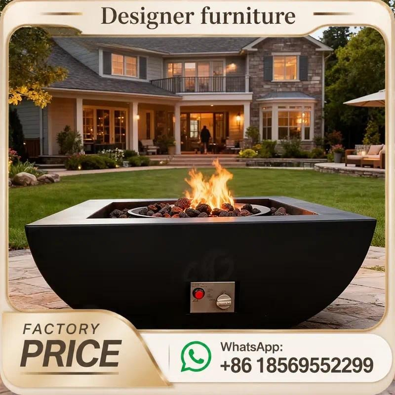 Custom Outdoor Gas Fire Pit Ta - Outdoor Furniture With Fire Pit ulasan dan harga