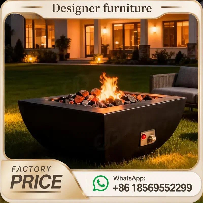 Custom Outdoor Gas Fire Pit Ta - Outdoor Furniture With Fire Pit ulasan dan harga