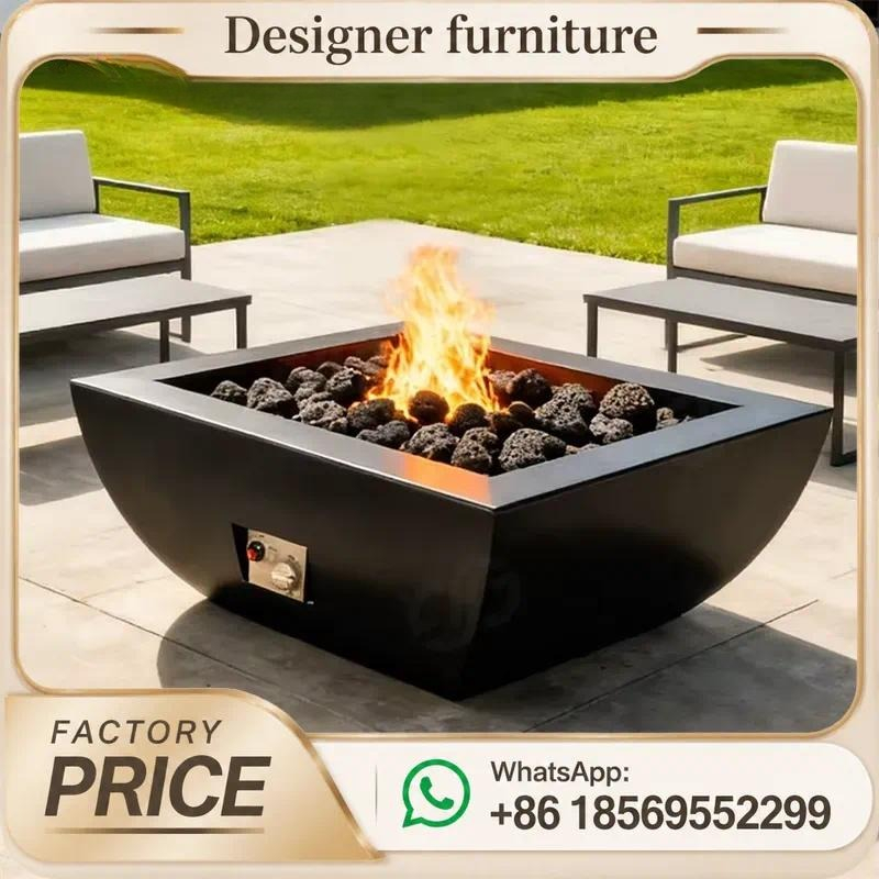 Custom Outdoor Gas Fire Pit Ta - Outdoor Furniture With Fire Pit ulasan dan harga