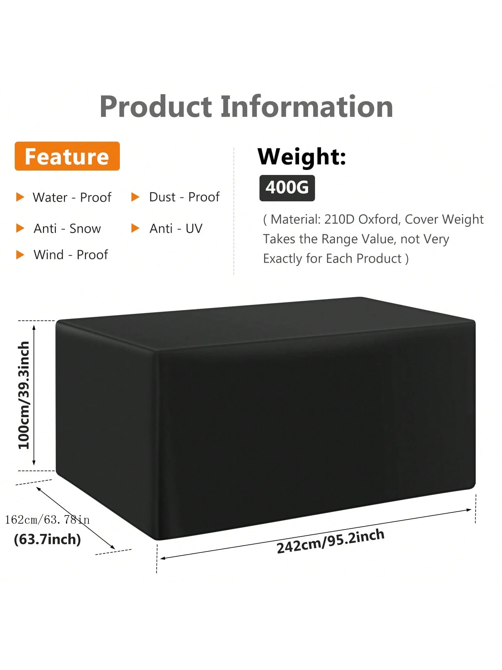 Multi-Size Outdoor Patio Garde - Outdoor Furniture Protector ulasan dan harga
