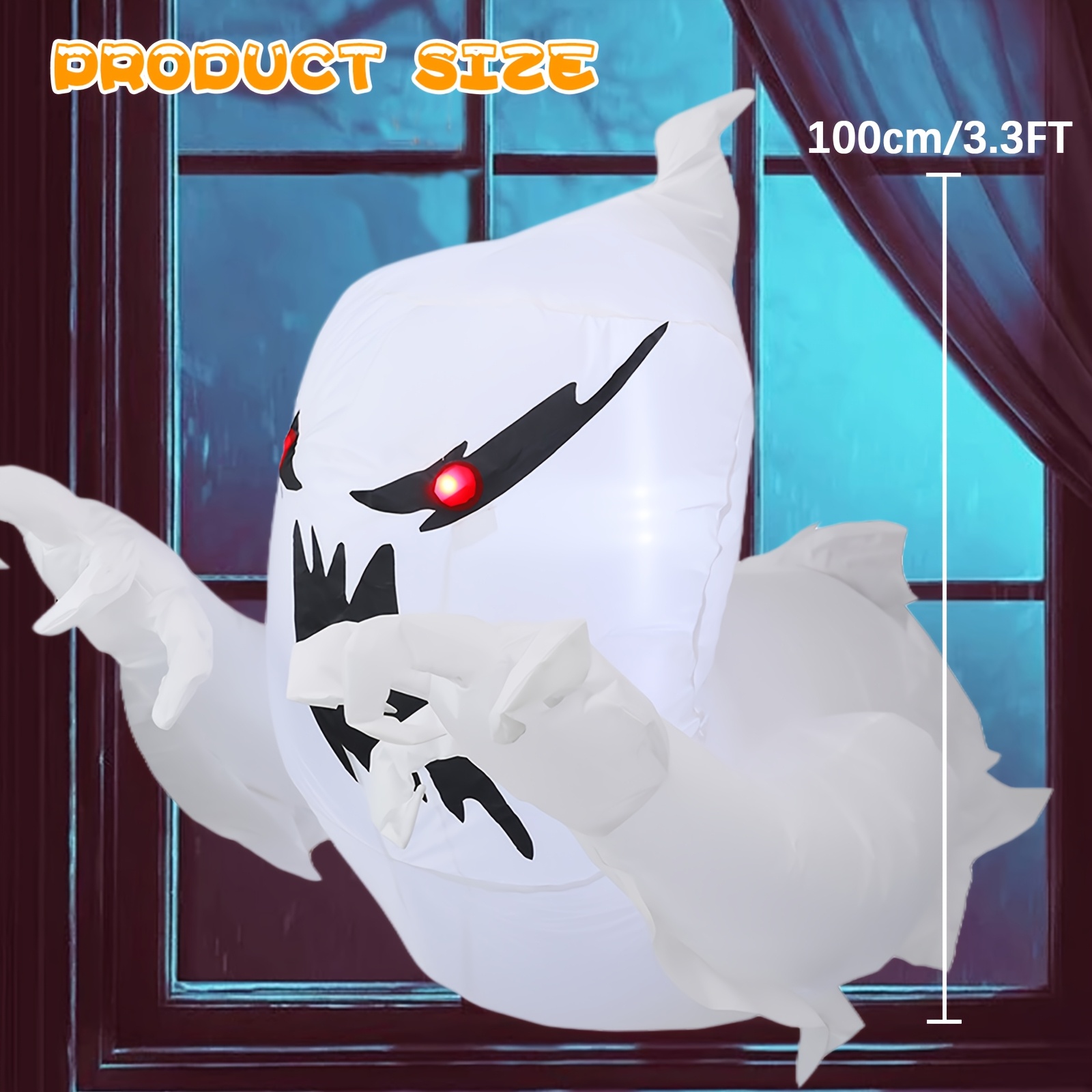 3.3FT Halloween Inflatable Gho - Outdoor Furniture Warehouse ulasan dan harga