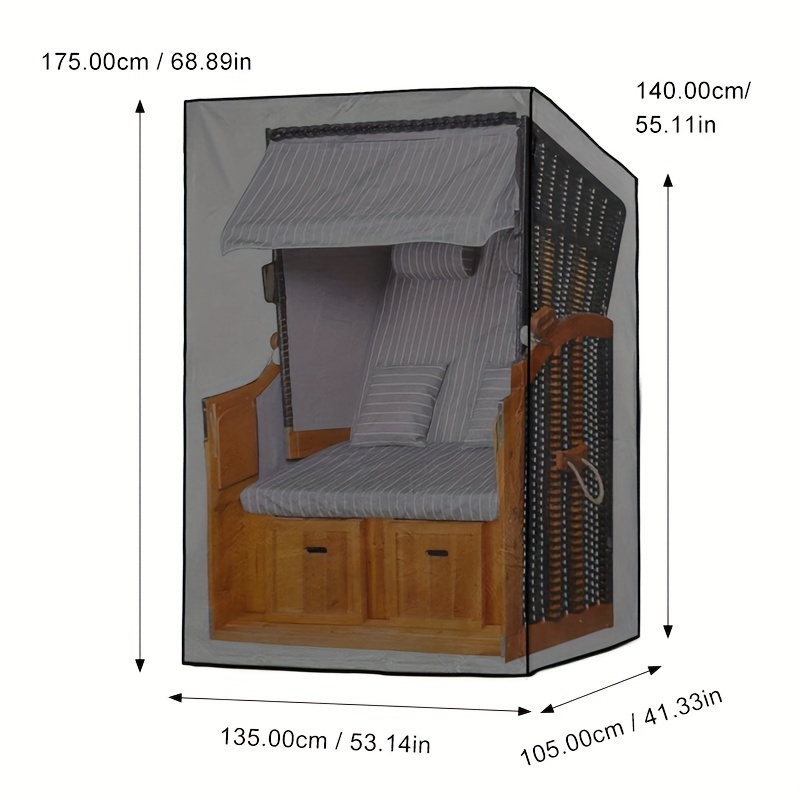 1‑Piece Black Outdoor Furnitur - Outdoor Furniture Protector ulasan dan harga