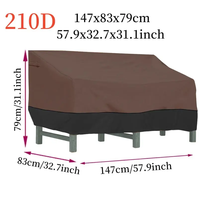 Heavy-Duty Patio Double Sofa C - Outdoor Furniture Protector ulasan dan harga