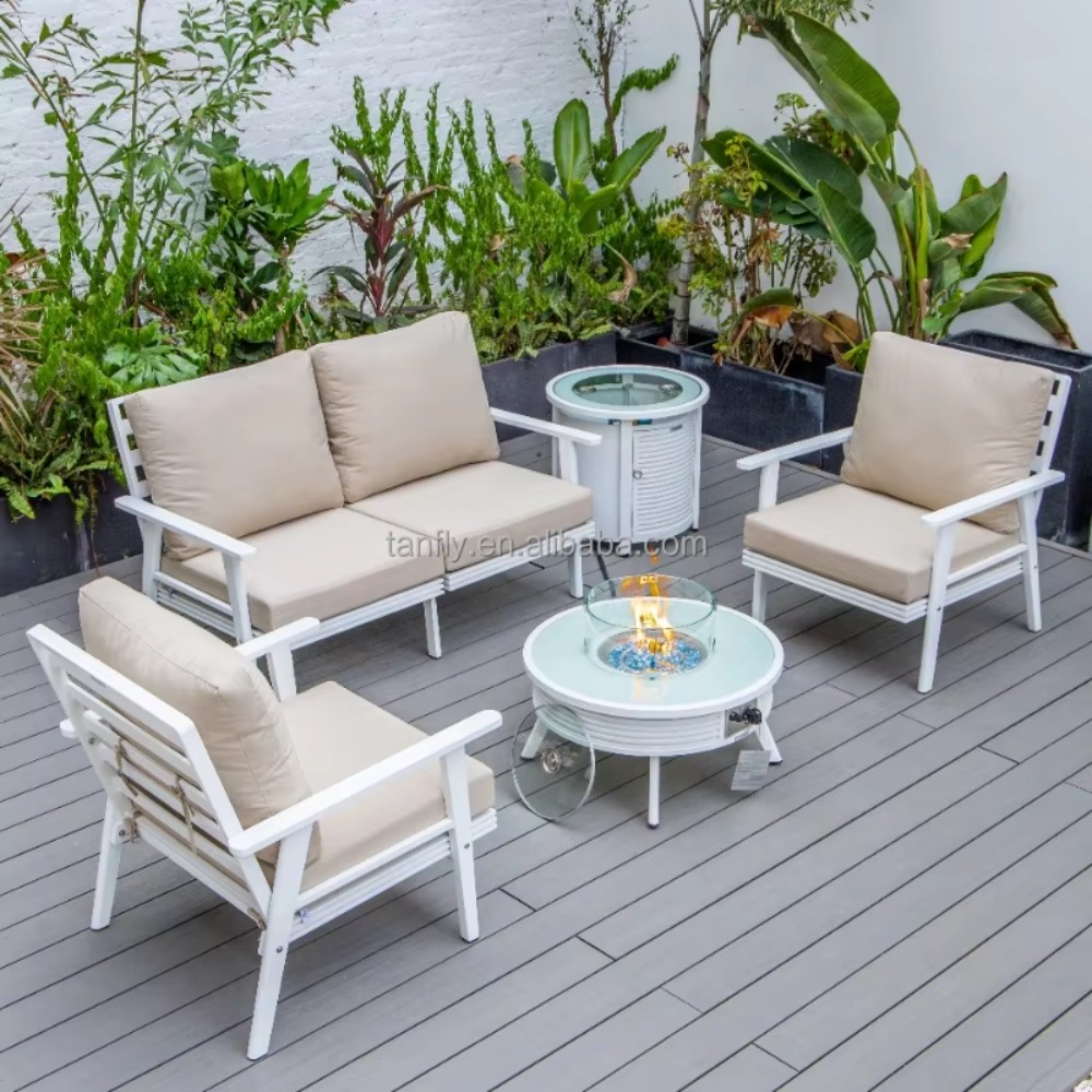 Villa Hotel Outdoor Furniture  - Outdoor Furniture With Fire Pit ulasan dan harga