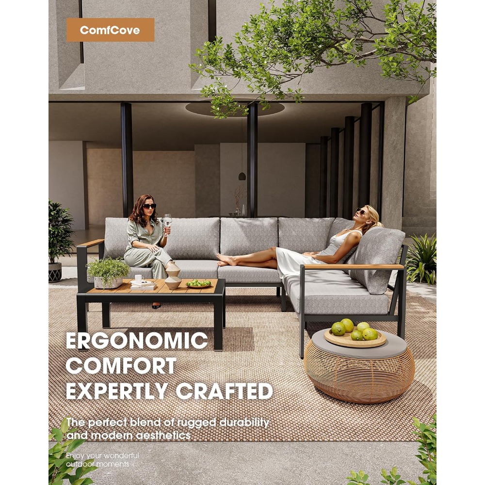 USA Stock Aluminum Outdoor Pat - Outdoor Furniture For Sale ulasan dan harga