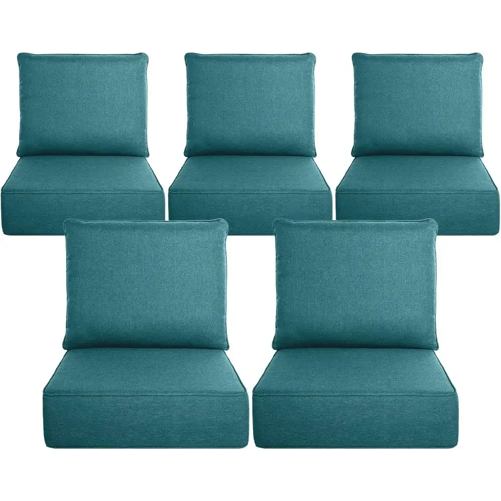 6 Thick Outdoor Cushion Set -  - Outdoor Furniture Cushions 24 X 24 ulasan dan harga