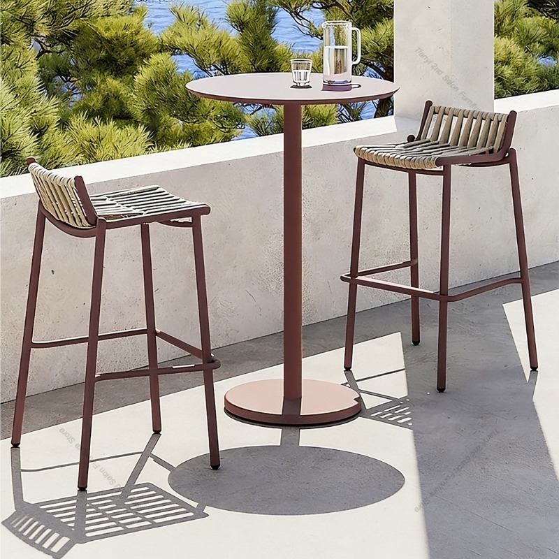 Nordic Outdoor Aluminum Alloy  - Outdoor Furniture Cafe ulasan dan harga