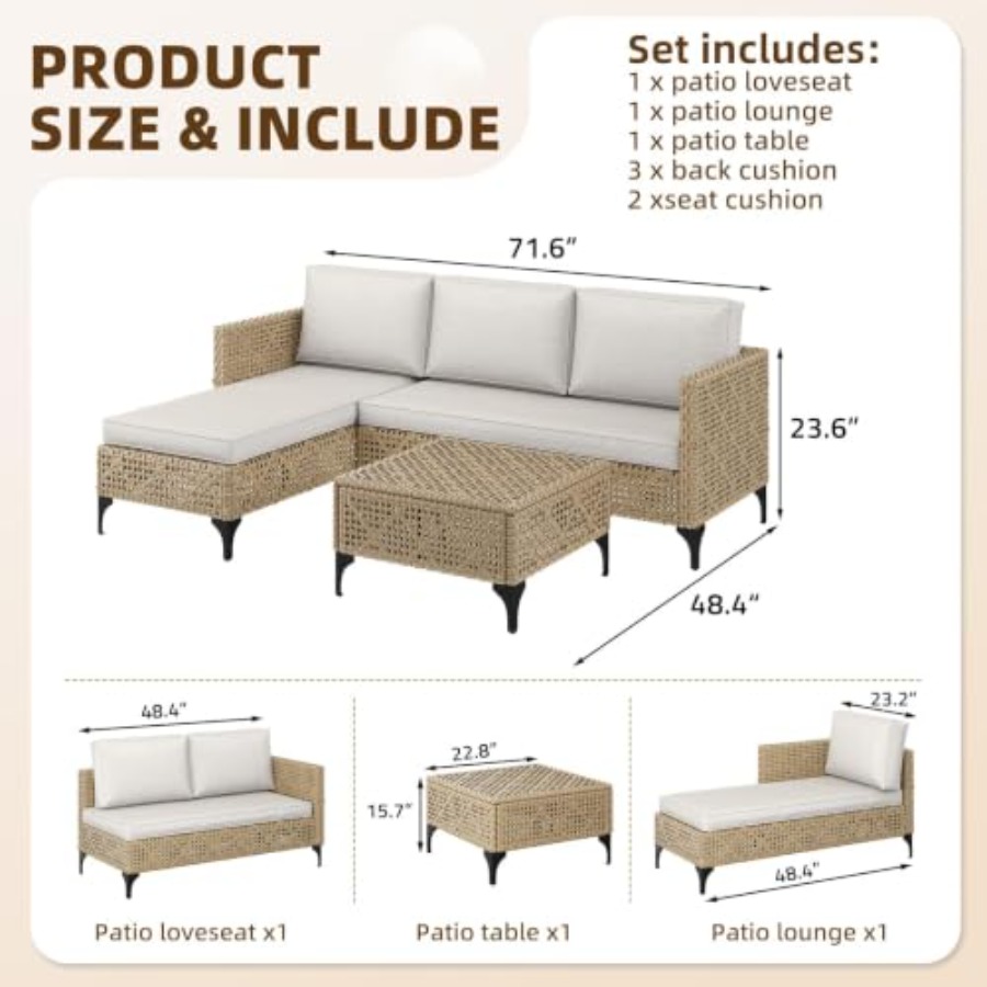Outdoor patio furniture set: w - Outdoor Furniture Rattan ulasan dan harga