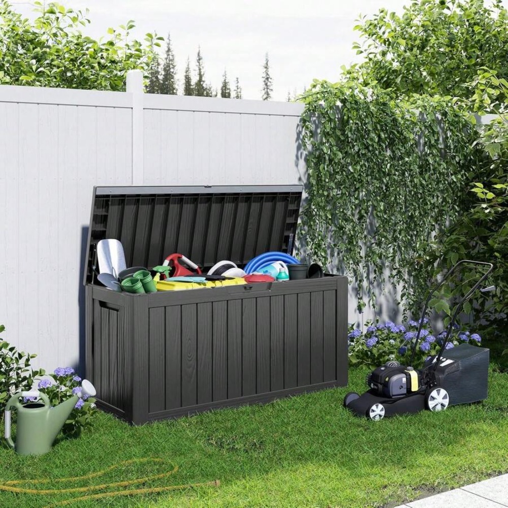 90 Gallon Lockable Resin Deck  - Outdoor Furniture Cushions 24 X 24 ulasan dan harga