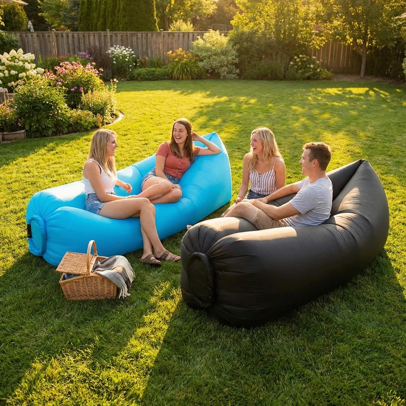 Portable Inflatable Sofa Loung - Outdoor Furniture Arhaus ulasan dan harga
