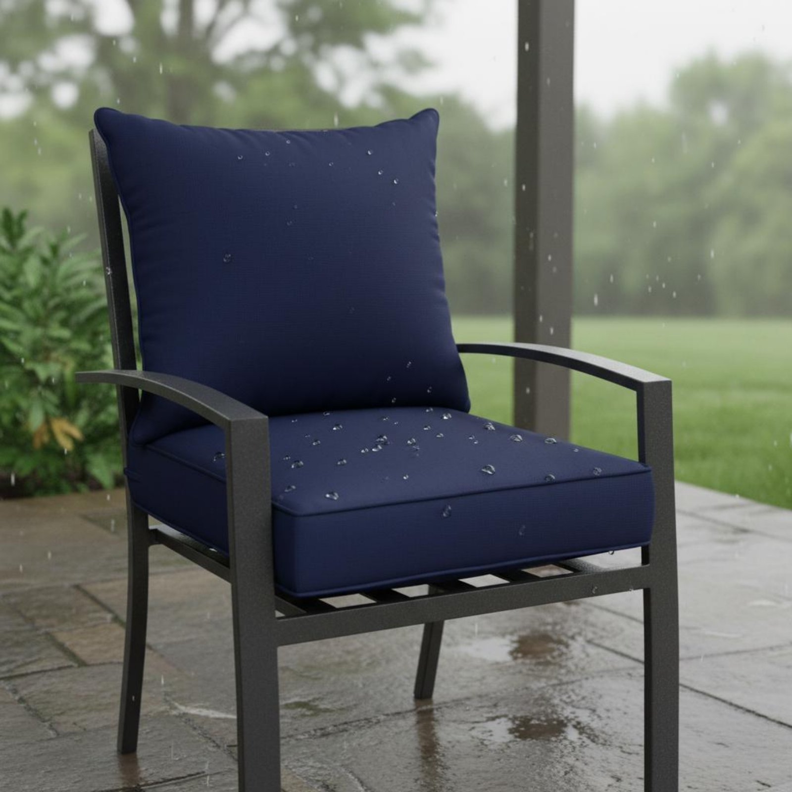 Patio Chair Pad Hidden Closure - Outdoor Furniture Pads ulasan dan harga