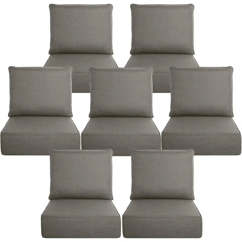 6 Thick Outdoor Cushion Set -  - Outdoor Furniture Cushions 24 X 24 ulasan dan harga