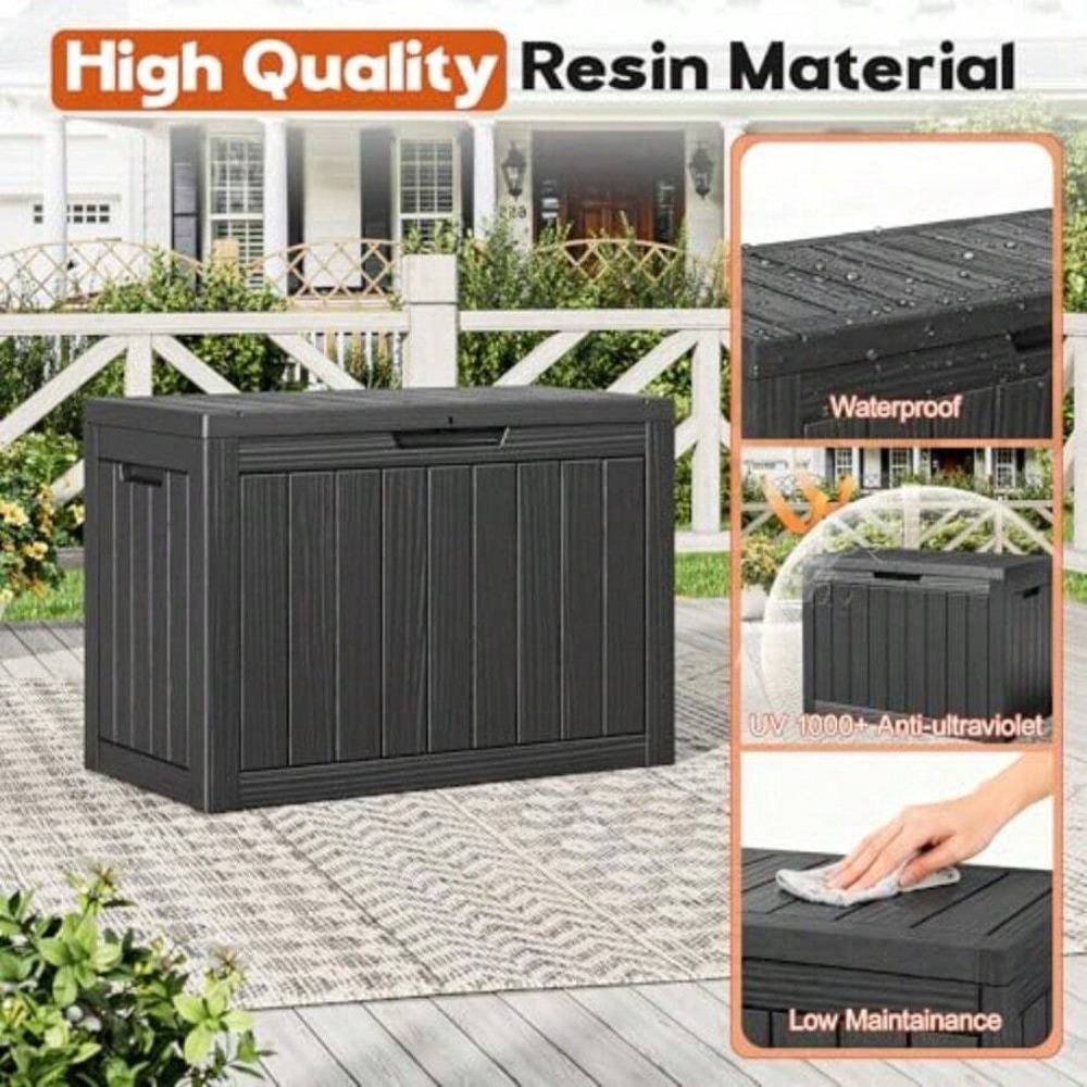 50 Gallon Outdoor Storage Box  - Outdoor Furniture Pillows ulasan dan harga