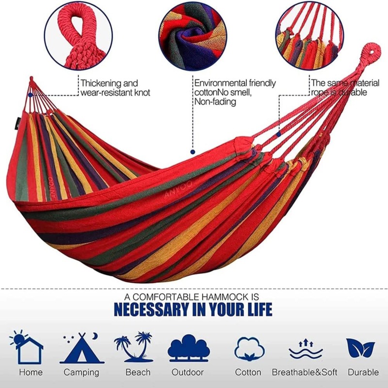 Hammock Leisure  Durable Singl - Outdoor Furniture Arhaus ulasan dan harga